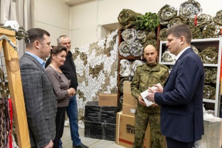 В Электростали передали гуманитарную помощь для участников специальной военной операции
