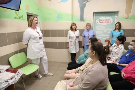 «В ожидании чуда»: будущие мамы побывали на фестивале в роддоме Долгопрудного