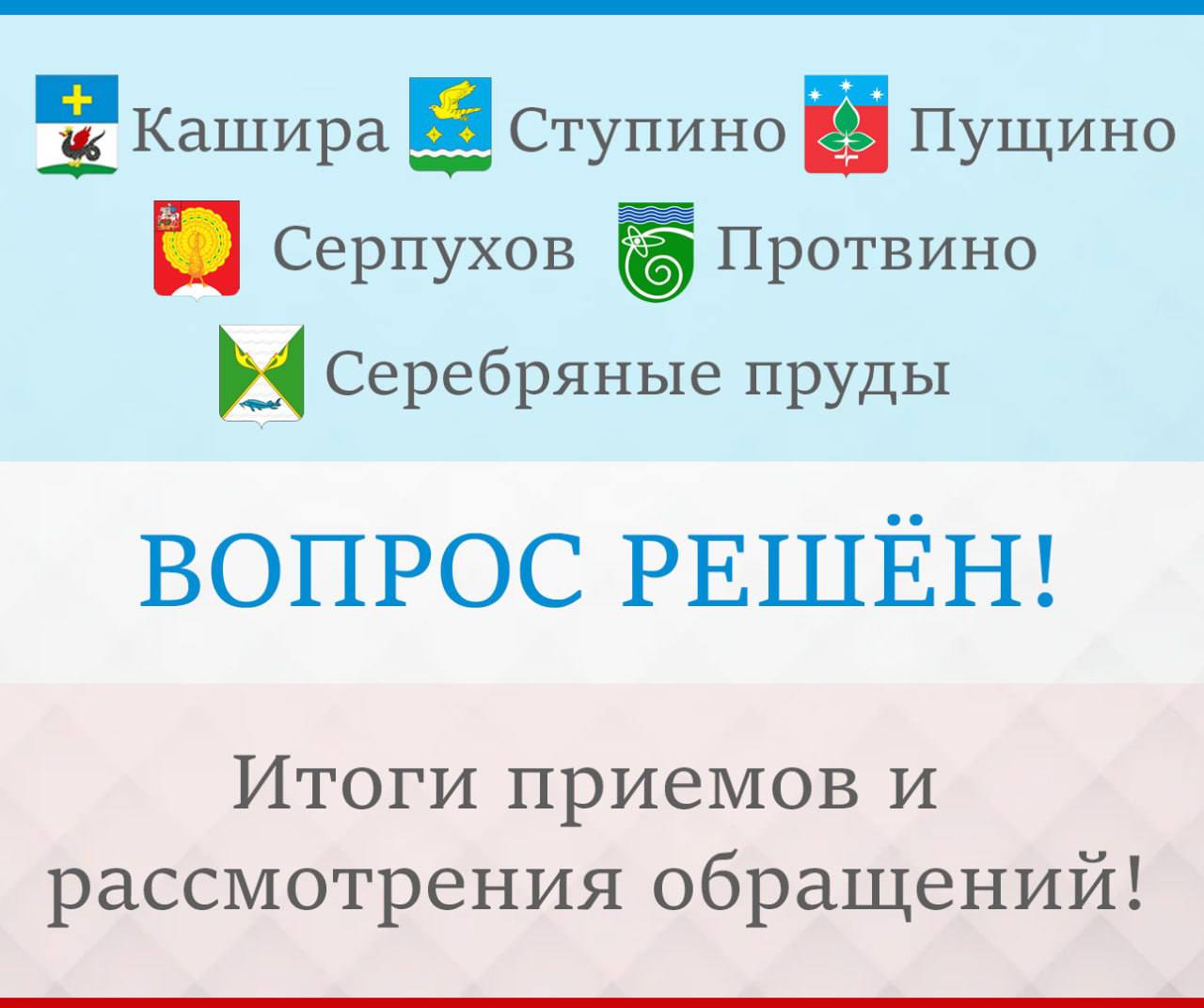 Есть результат! 70 % обращений избирателей удается решить положительно в короткие сроки