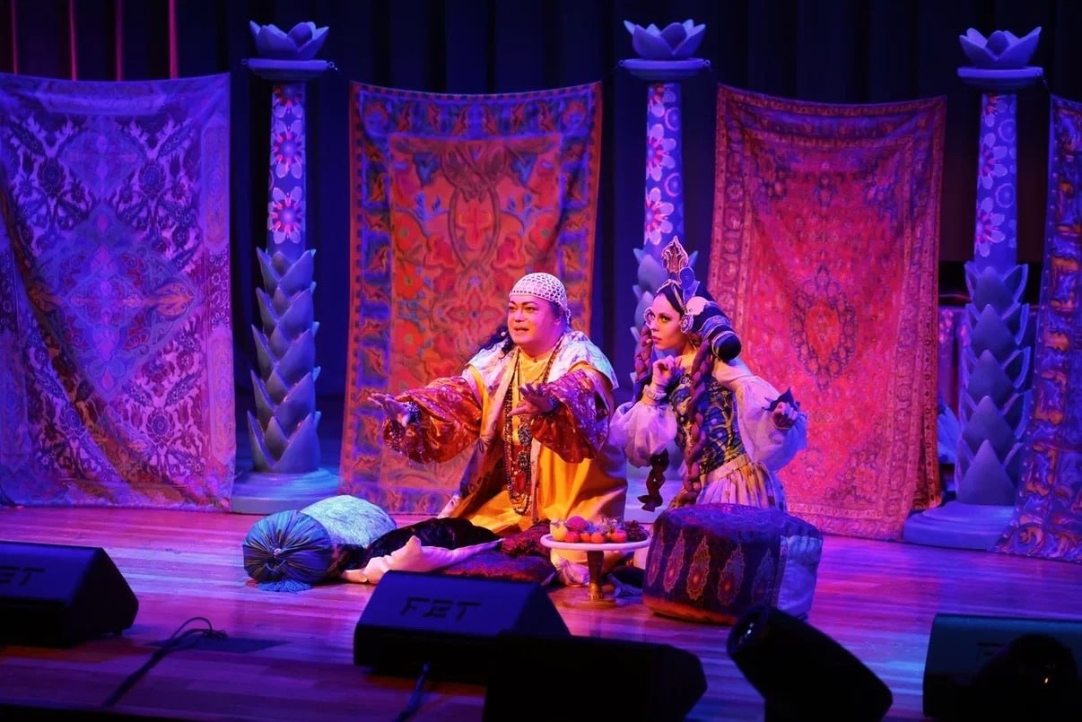 В киноконцертном зале центрального аппарата СК России состоялся показ спектакля «Волшебная лампа Аладдина»