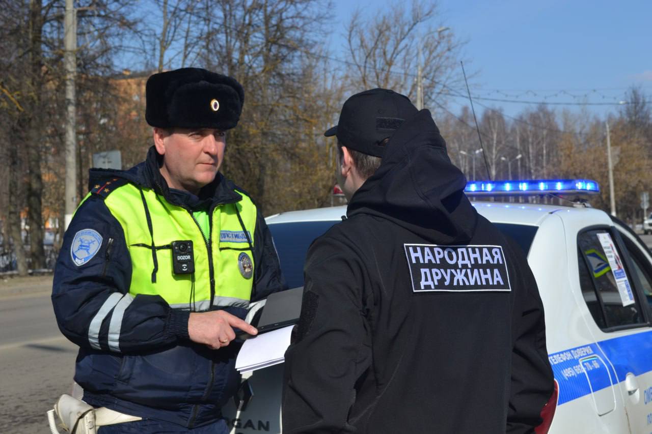 В Чехове автоинспекторы и представители народной дружины провели масштабную проверку на одном из оживленных участков дорог