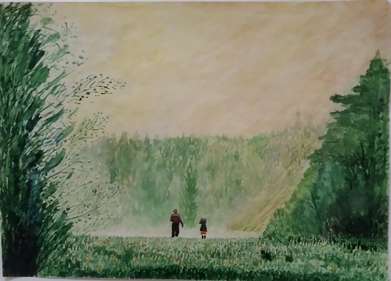 91-летний художник из Долгопрудного написал более 100 картин 91-летний художник из Долгопрудного написал более 100 картин