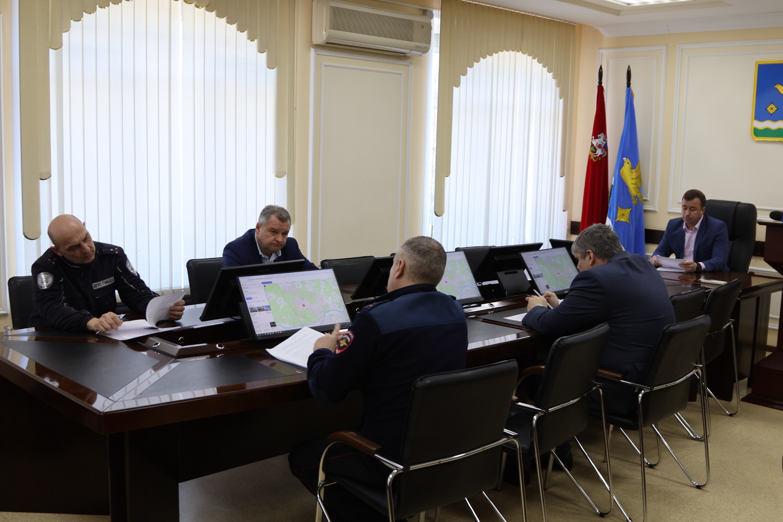 Заседание комиссии по безопасности дорожного движения прошло в Ступино