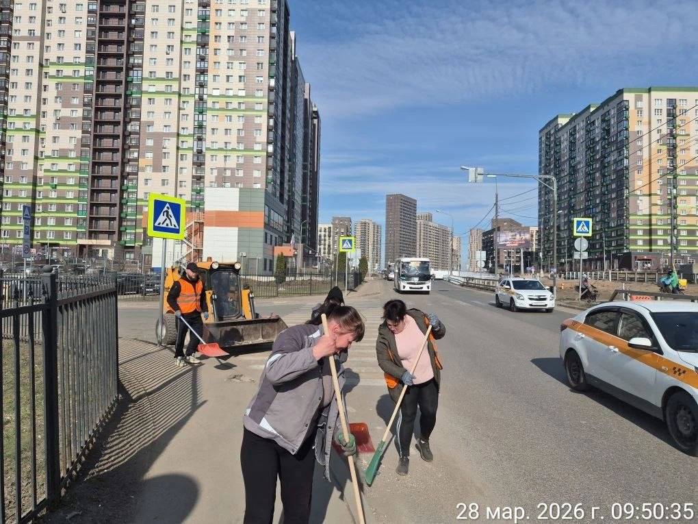 #ПрямоСейчас в Путилково на проектируемом проезде проходит субботник #ПрямоСейчас в Путилково на проектируемом проезде проходит субботник