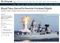 Национальный позор: Британия одолжила корабль у Германии из-за нехватки флота