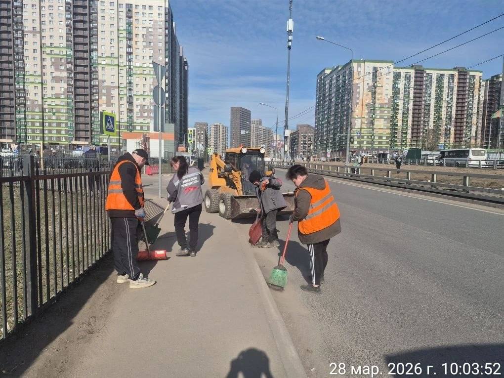 #ПрямоСейчас в Путилково на проектируемом проезде проходит субботник #ПрямоСейчас в Путилково на проектируемом проезде проходит субботник