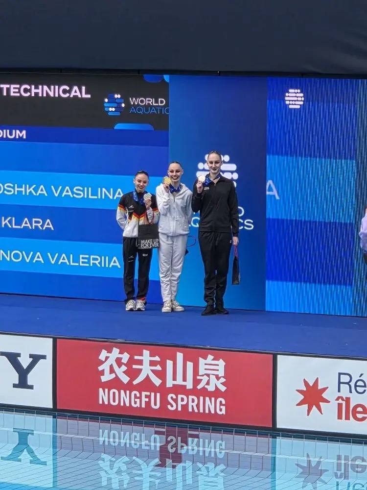 Михаил Собакин: Спортсменка из Чехова Валерия Плеханова завоевала бронзу на Кубке мира по синхронному плаванию Михаил Собакин: Спортсменка из Чехова Валерия Плеханова завоевала бронзу на Кубке мира по синхронному плаванию