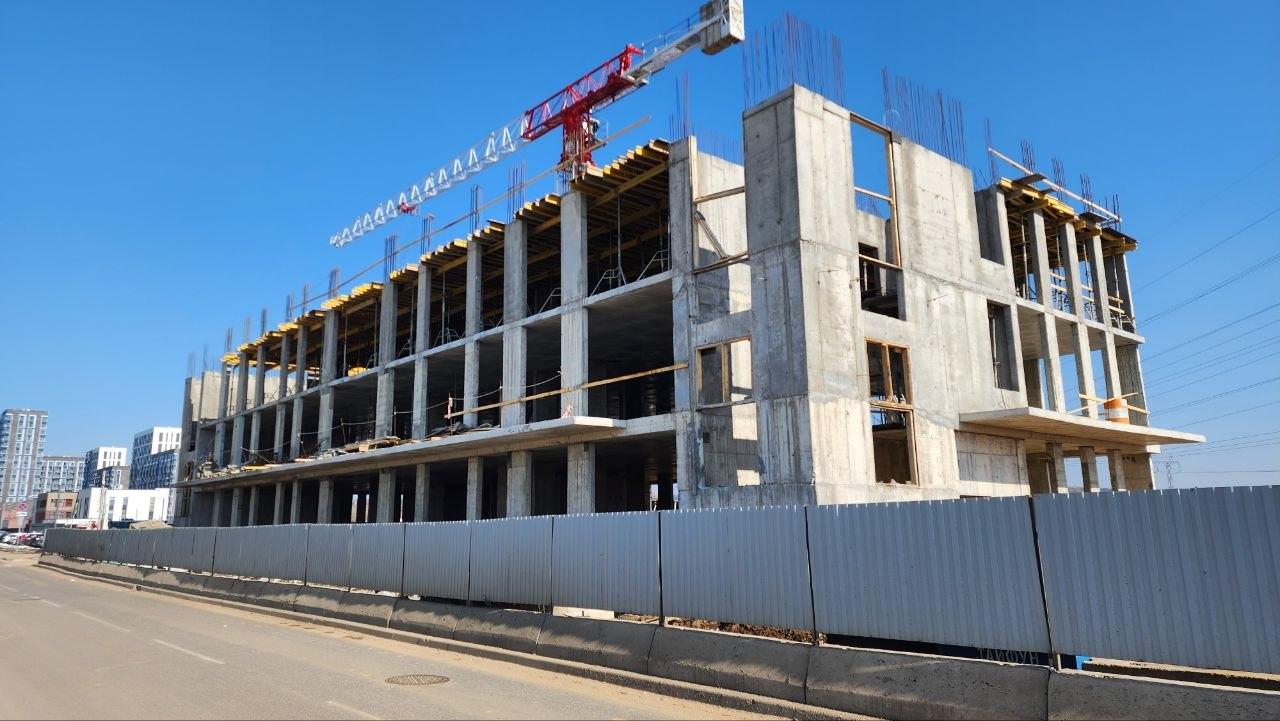 В Домодедово строят поликлинику в ЖК «Прибрежный парк» – работы вышли на новый этап