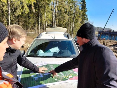 Первый замминистра транспорта Подмосковья Алексей Кучеров проинспектировал ход строительства дорог в Красногорске