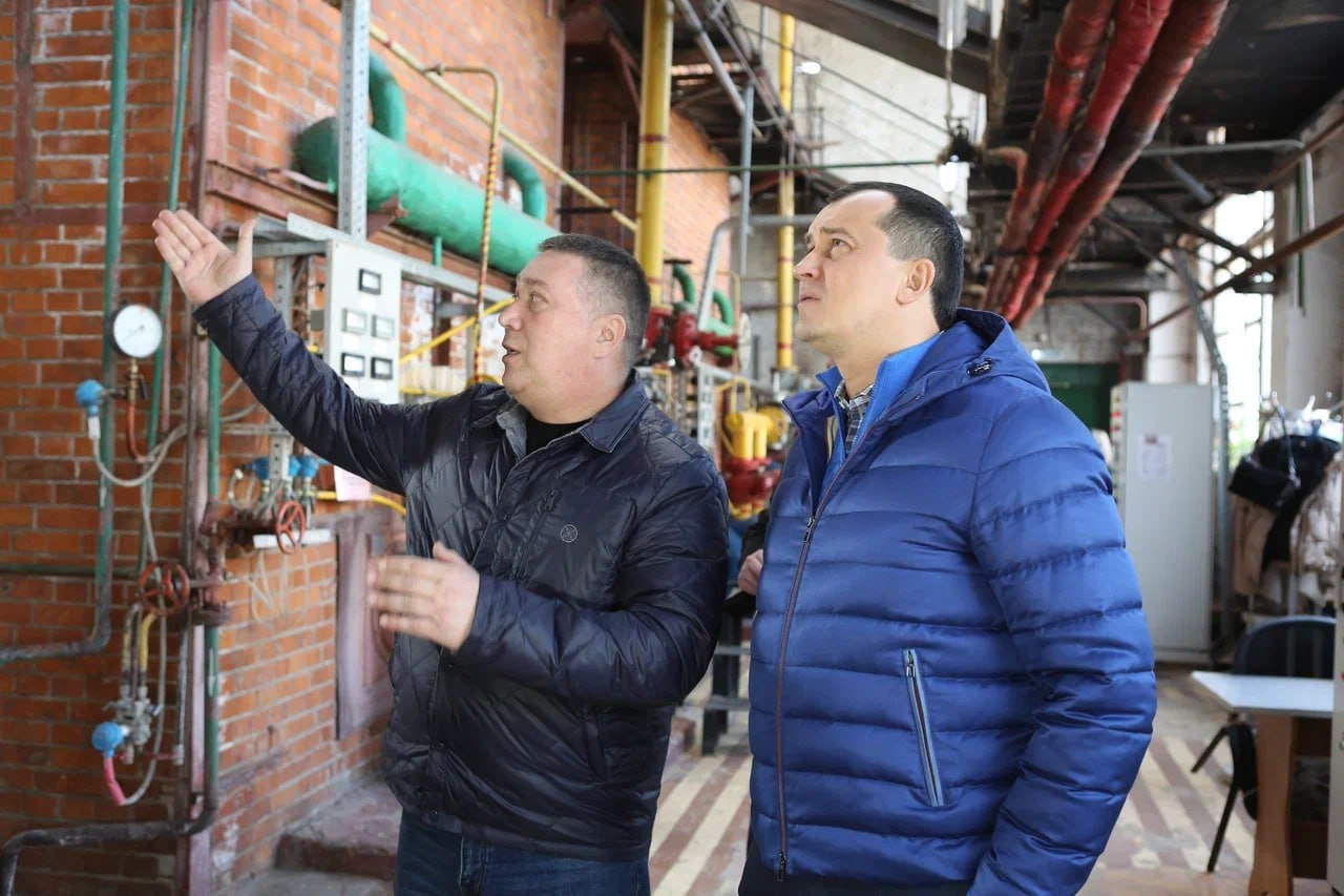 Николай Говричев проверил работу котельных в микрорайоне Заря в Балашихе