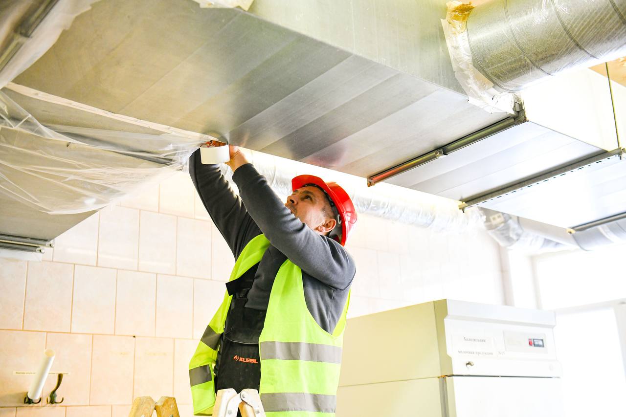 Капитальный ремонт дошкольного отделения лицея №7 завершен на 50% Капитальный ремонт дошкольного отделения лицея №7 завершен на 50%