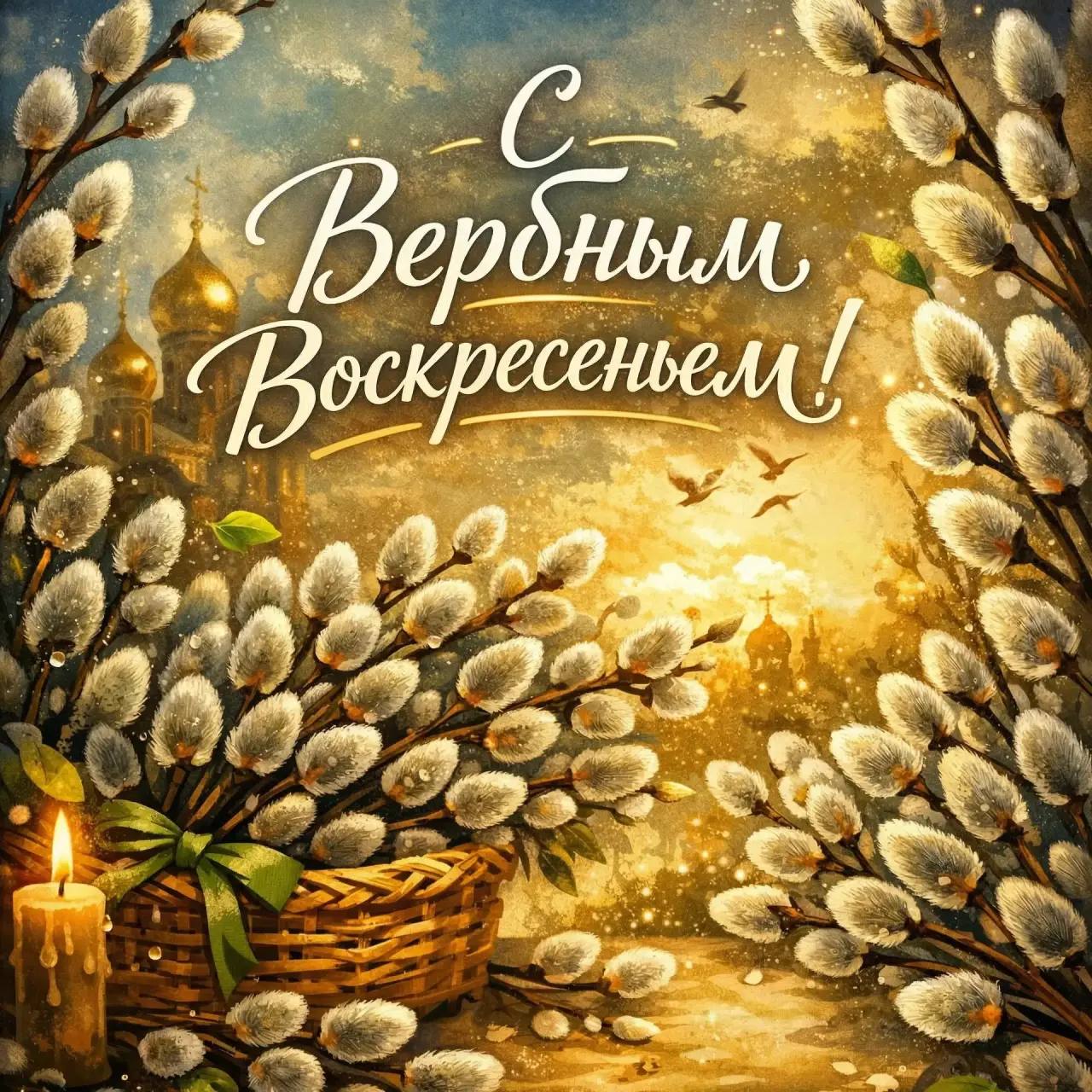 С Вербным воскресеньем, друзья!