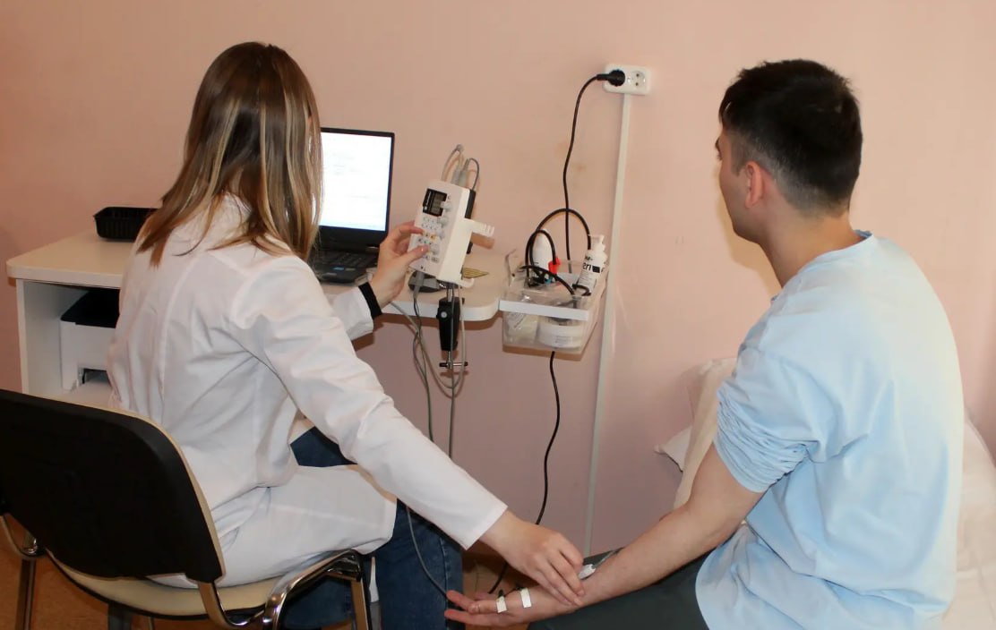 В Пушкинской клинической больнице появилось новое медицинское оборудование, которое поможет врачам точнее оценивать состояние мышц пациентов