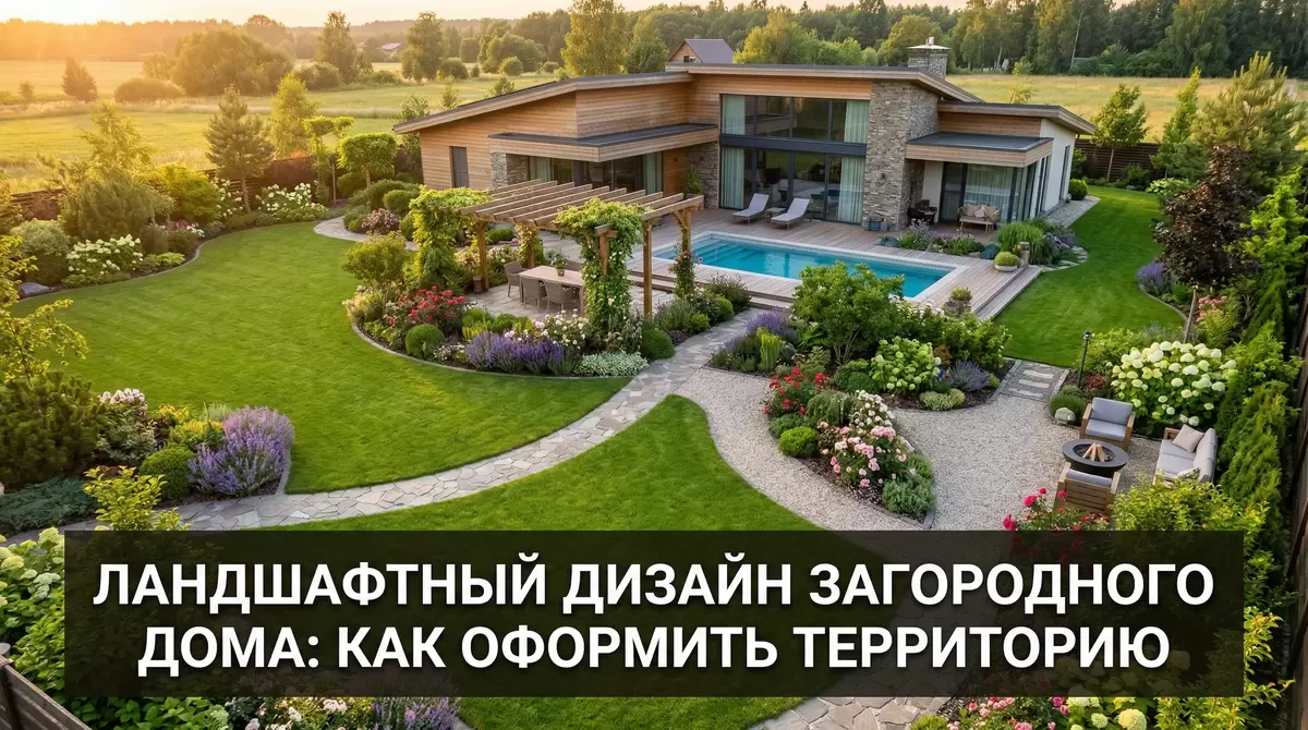 Ландшафтный дизайн загородного дома: от идеи до воплощения