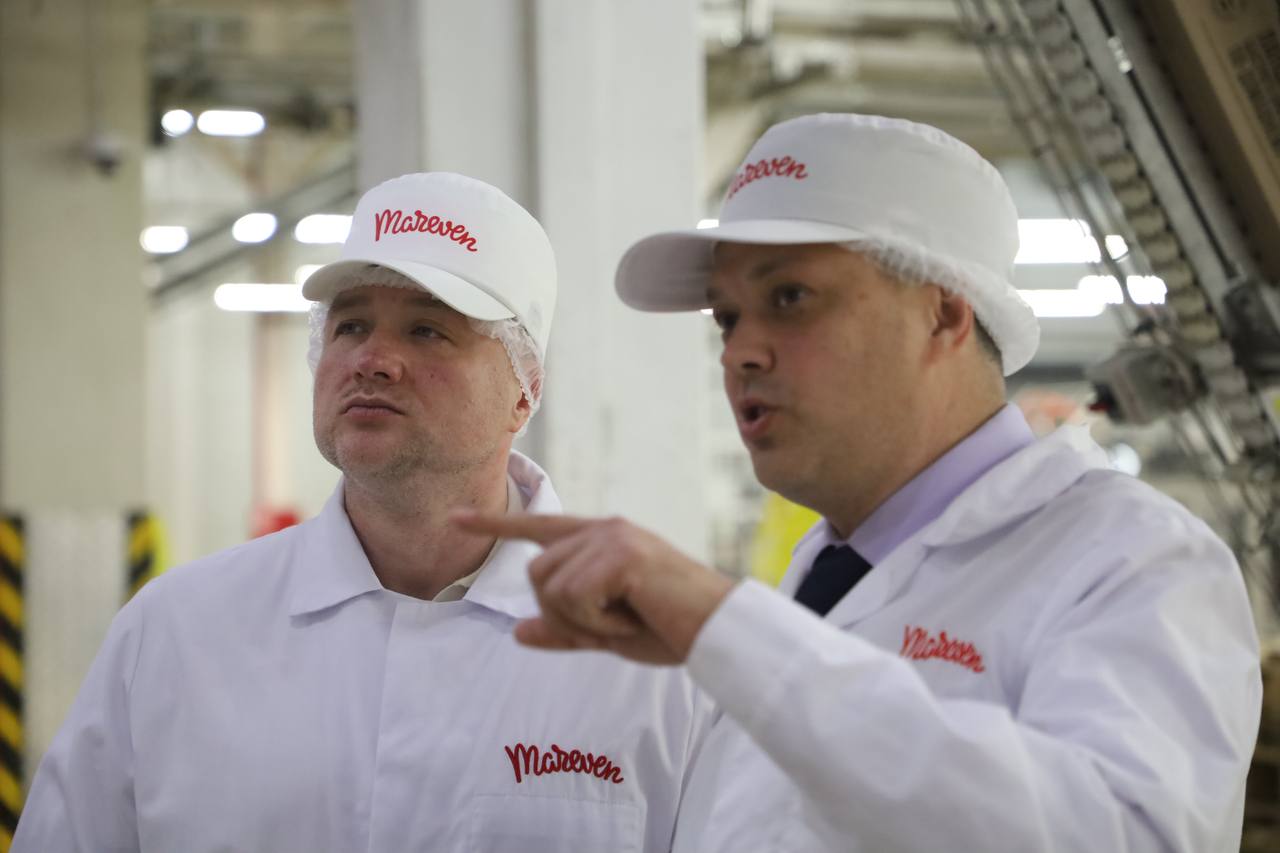Глава г.о. Серпухов Алексей Шимко посетил с рабочим визитом предприятие «Маревен Фуд Сэнтрал» Глава г.о. Серпухов Алексей Шимко посетил с рабочим визитом предприятие «Маревен Фуд Сэнтрал»