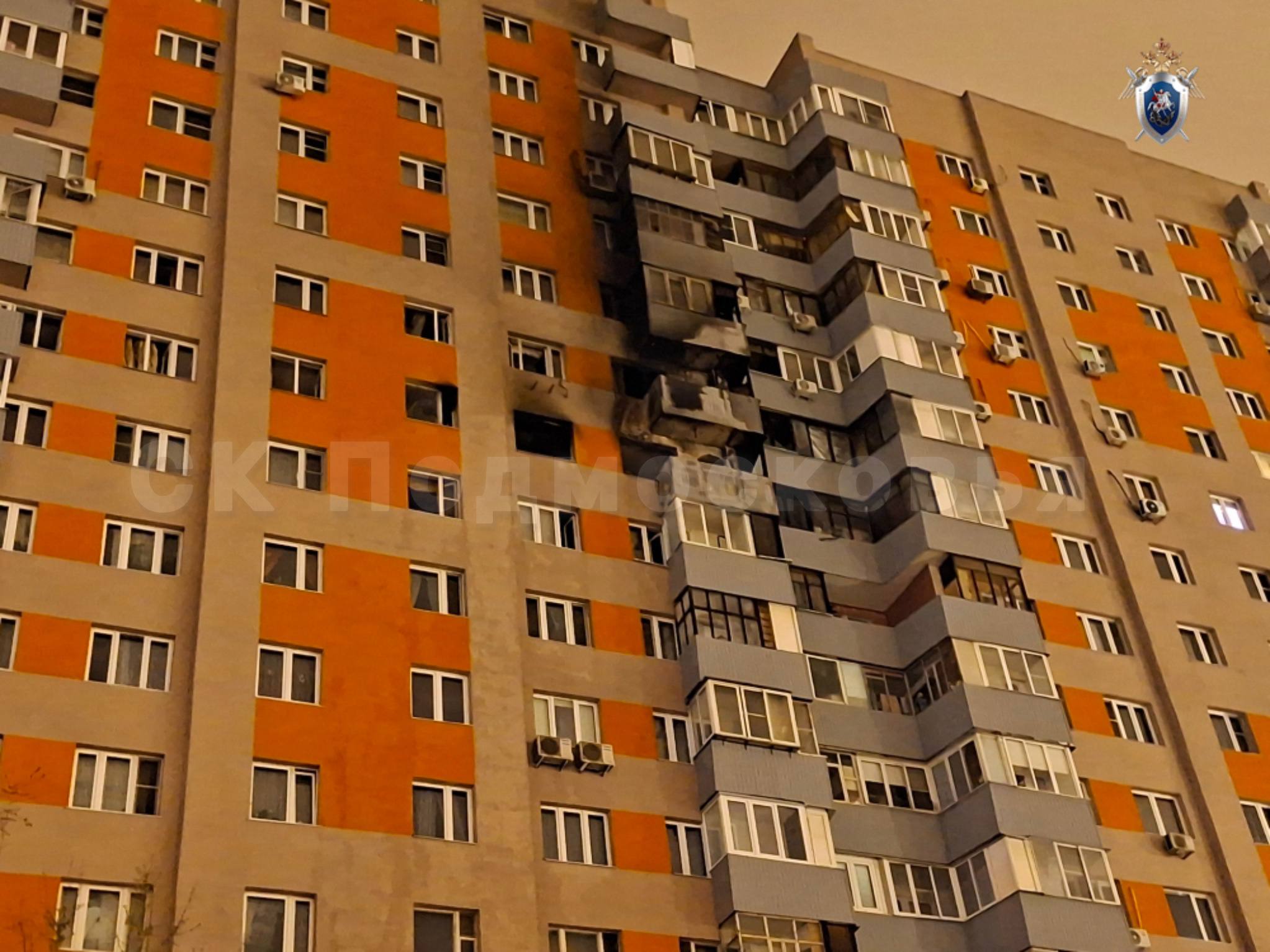 В Мытищах возбуждено уголовное дело по факту гибели мужчины в результате пожара в многоквартирном доме