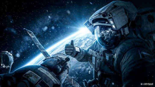 С Днём космонавтики!. В этот день 65 лет назад люди впервые вышли за пределы земного пространства