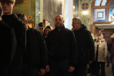 Руслан Заголовацкий: Принял участие в праздничном пасхальном богослужении в Соборе Пресвятой Богородицы