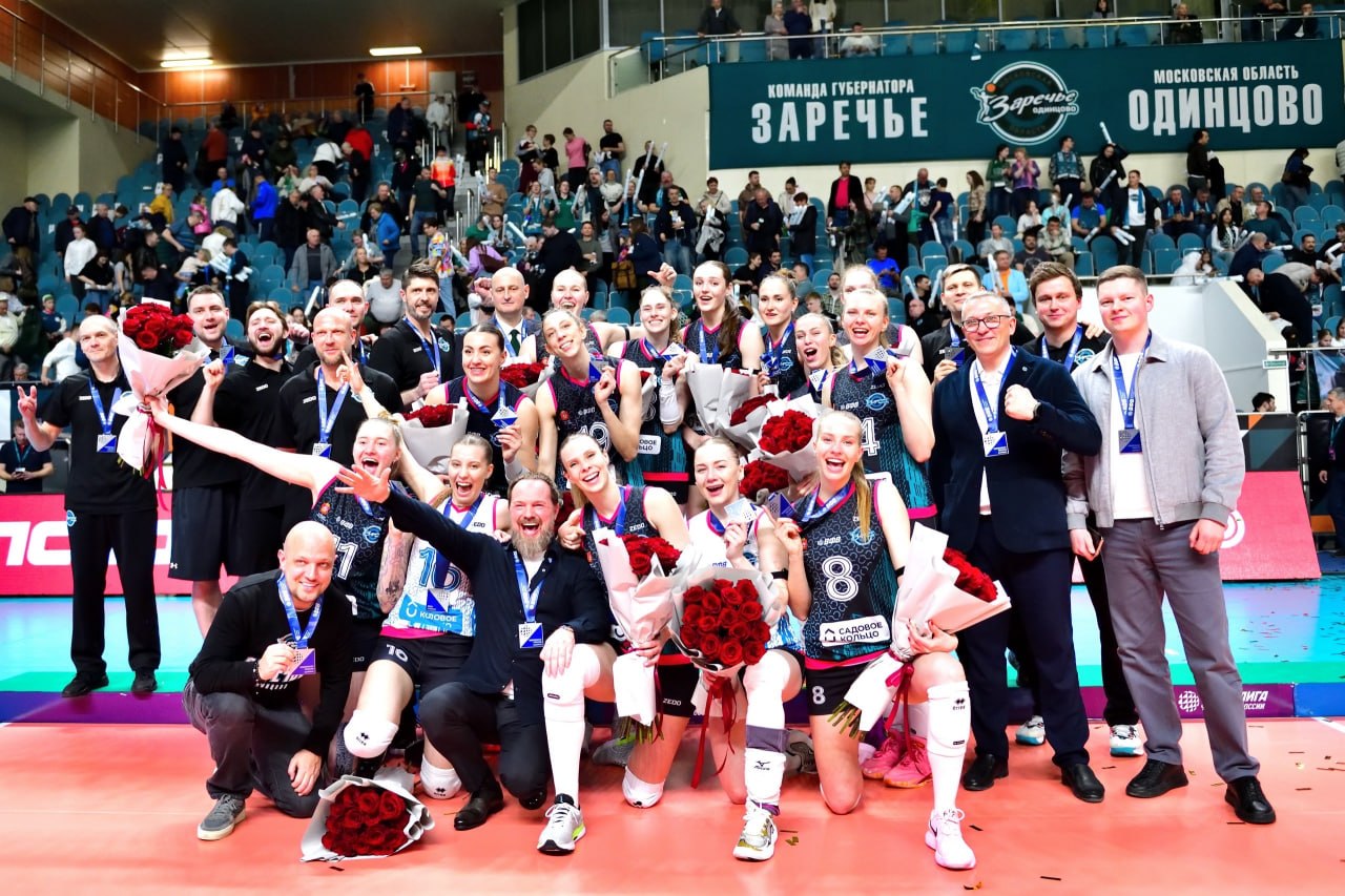 Волейбольный клуб «Заречье-Одинцово» – серебряный призер чемпионата России