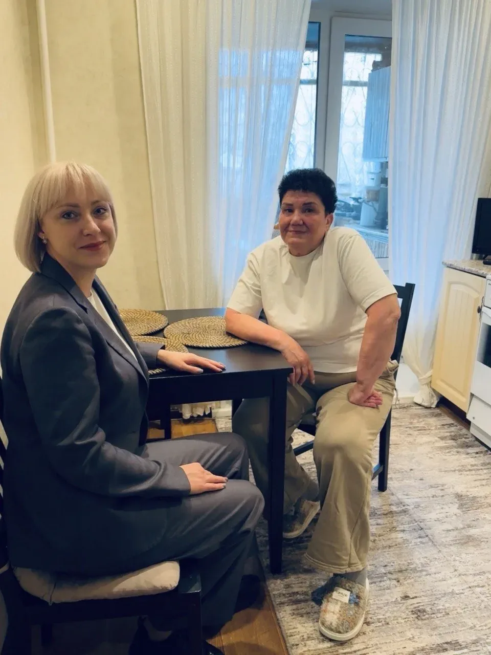 Заместитель главы Люберец встретилась с матерью погибшего участника СВО