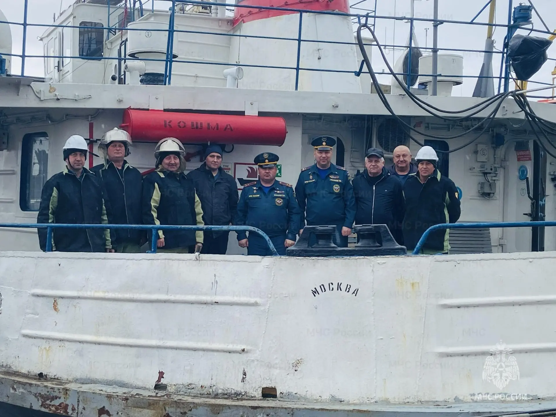 В Коломенском пожарно-спасательном гарнизоне открыта новая добровольная пожарная команда «Порт Коломна»