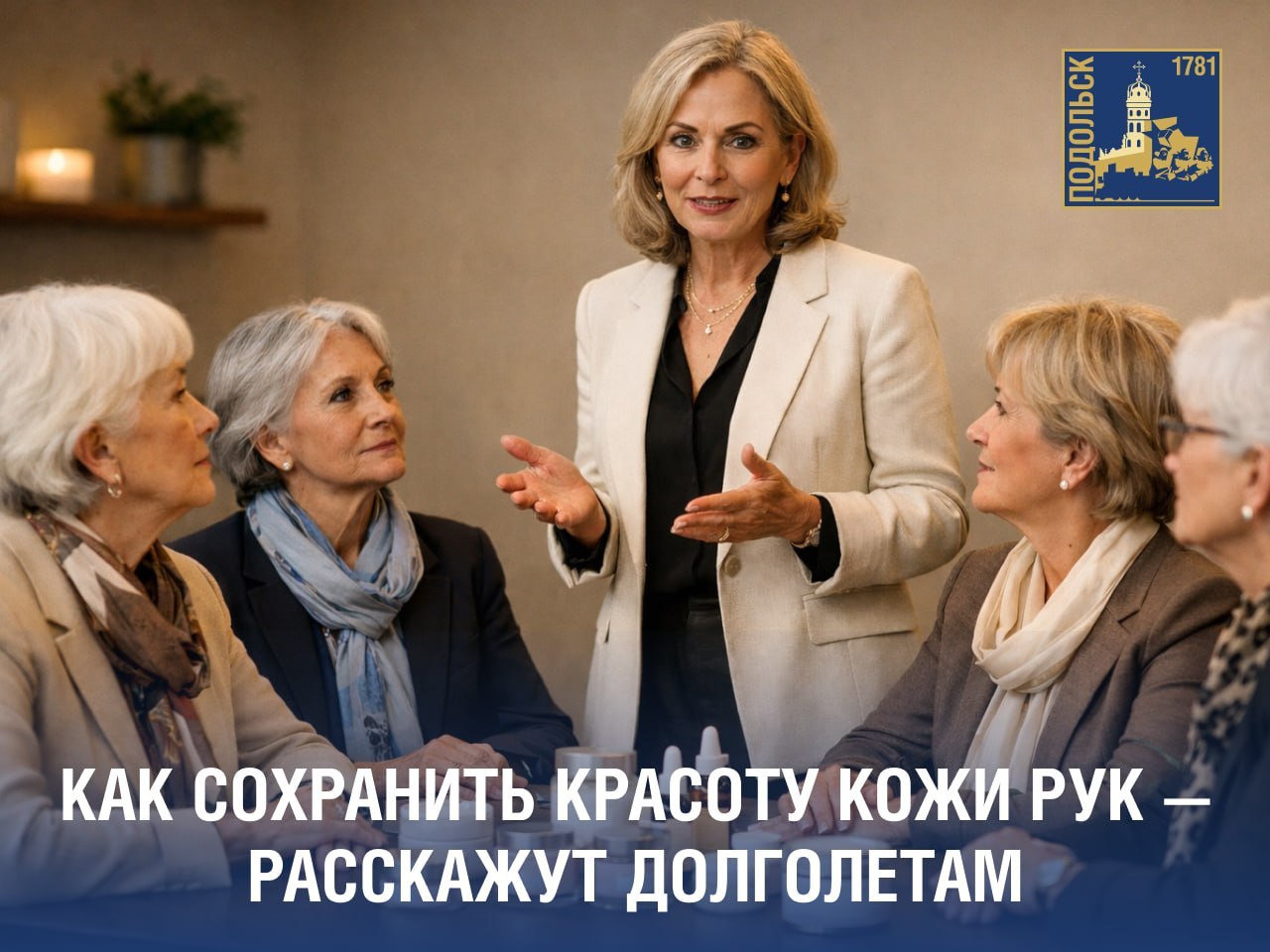 Представителям серебряного возраста расскажут, как сохранить красоту кожи рук