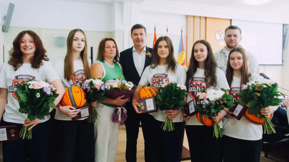 Владимир Волков: Люберчанки - сильнейшие в Единой школьной лиге по баскетболу 33!