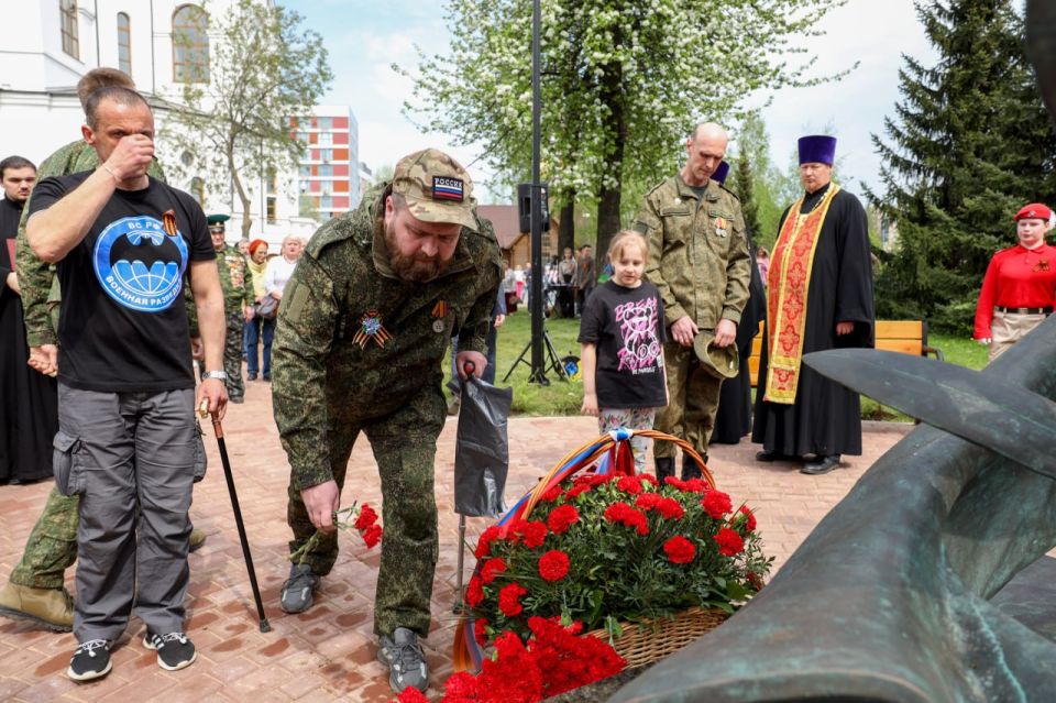 В Мытищах открыли памятник участникам специальной военной операции В Мытищах открыли памятник участникам специальной военной операции