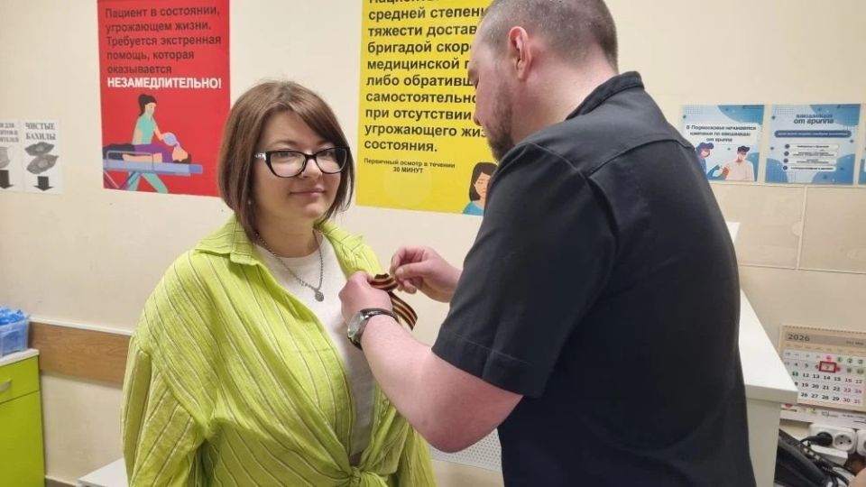 «Георгиевская ленточка» - Пушкинская больница традиционно принимает участие в патриотической акции «Георгиевская ленточка» - Пушкинская больница традиционно принимает участие в патриотической акции