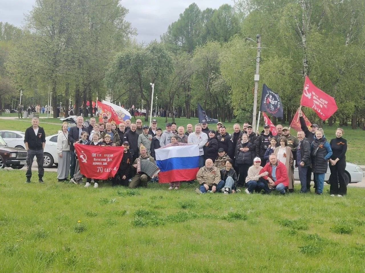 Военно-патриотический клуб «Пересвет» и ветераны СВО провели автопробег по местам воинской славы