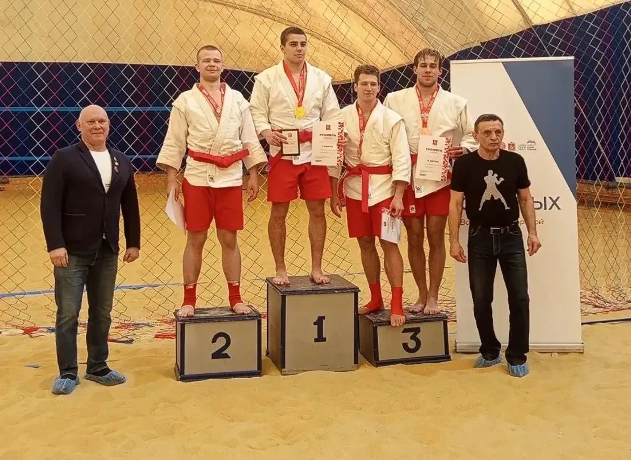 Спортсмен из «Русского медведя» взял бронзу на Чемпионате Московской области по пляжному самбо