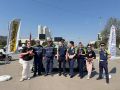 Сотрудники Коломенской Госавтоинспекции, 6-го батальона 2-го полка ДПС (Южный) и представители медиахолдинга «Русское Радио» провели совместный ред в честь 81-й годовщины Великой Победы
