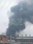 Сильный пожар на мусоросортировочном комплексе в подмосковном Долгопрудном — столб чёрного дыма поднялся высоко вверх
