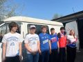 Подольские студенты и преподаватели собрали гумпомощь и отремонтировали микроавтобус для фронта