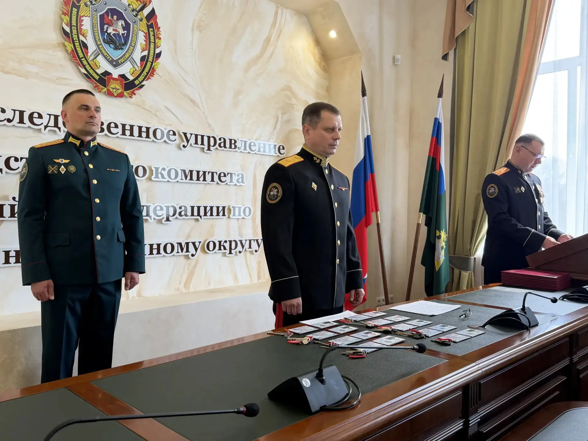 В военных следственных управлениях СК России прошли торжественные церемонии принятия присяги молодыми офицерами В военных следственных управлениях СК России прошли торжественные церемонии принятия присяги молодыми офицерами