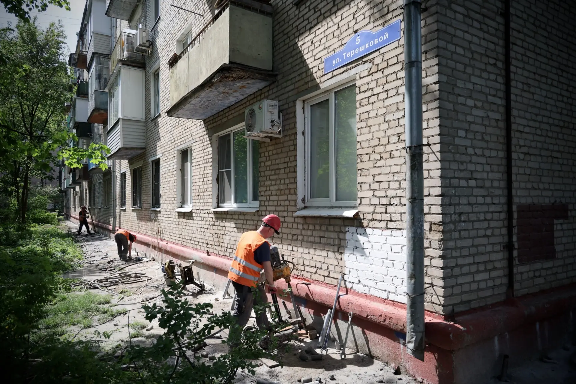 Капитальный ремонт дома на улице Терешковой стартовал в Балашихе