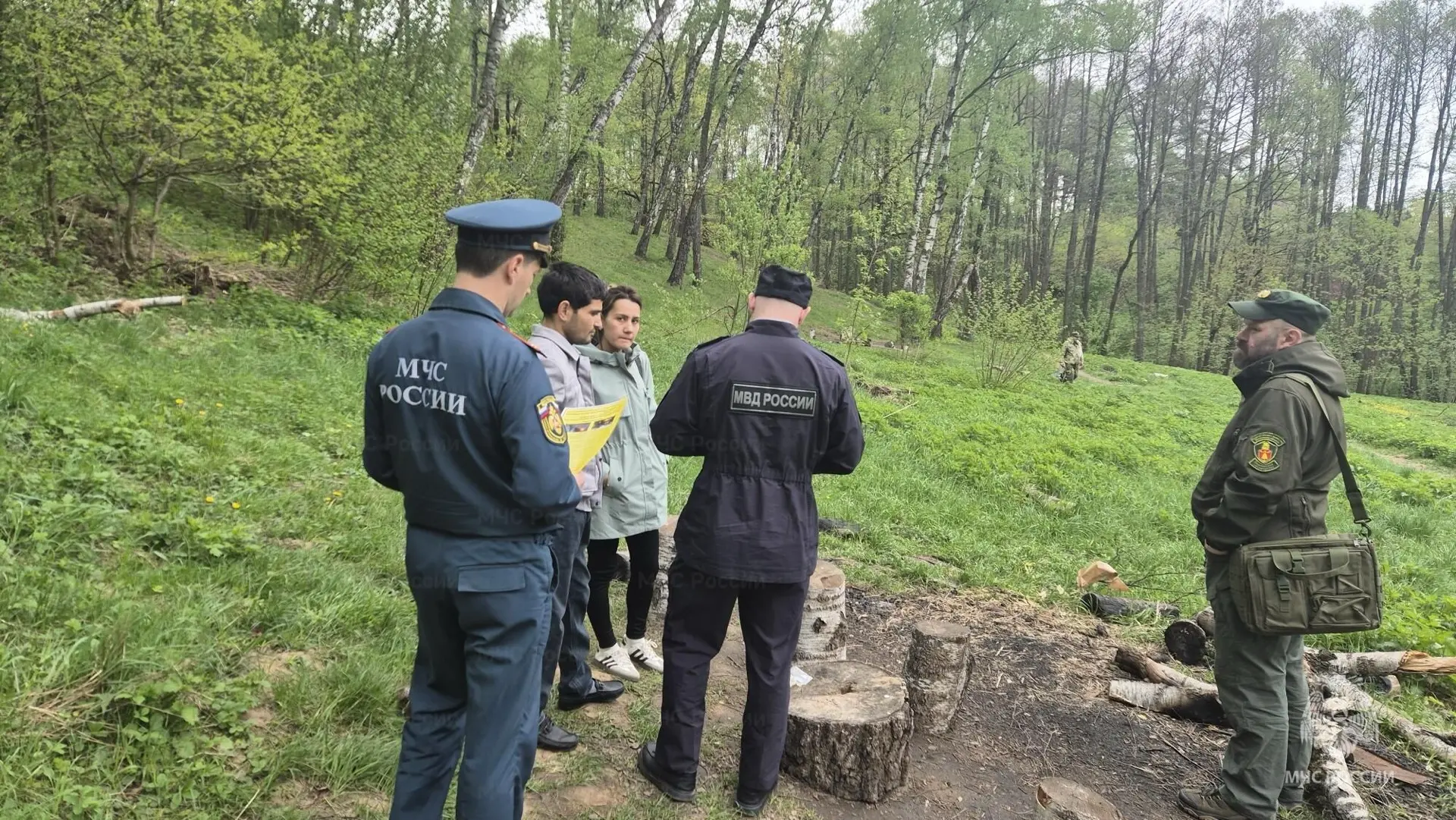 Профилактика пожаров: рейд в лесопарках Видного Профилактика пожаров: рейд в лесопарках Видного