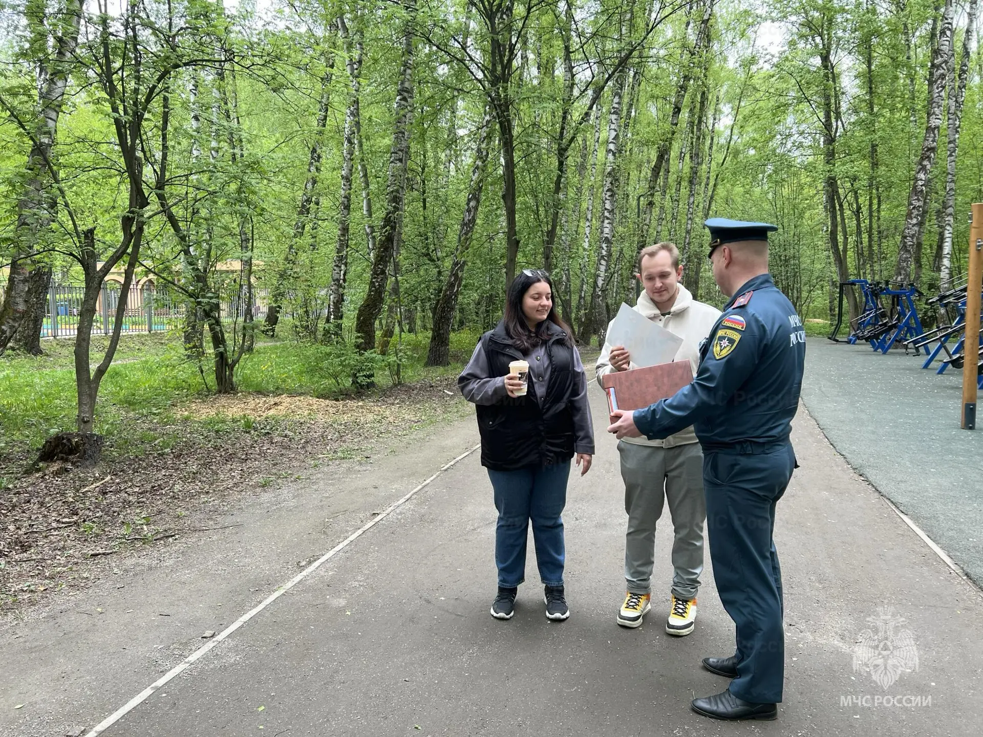 Профилактика пожаров: рейд в лесопарках Видного Профилактика пожаров: рейд в лесопарках Видного