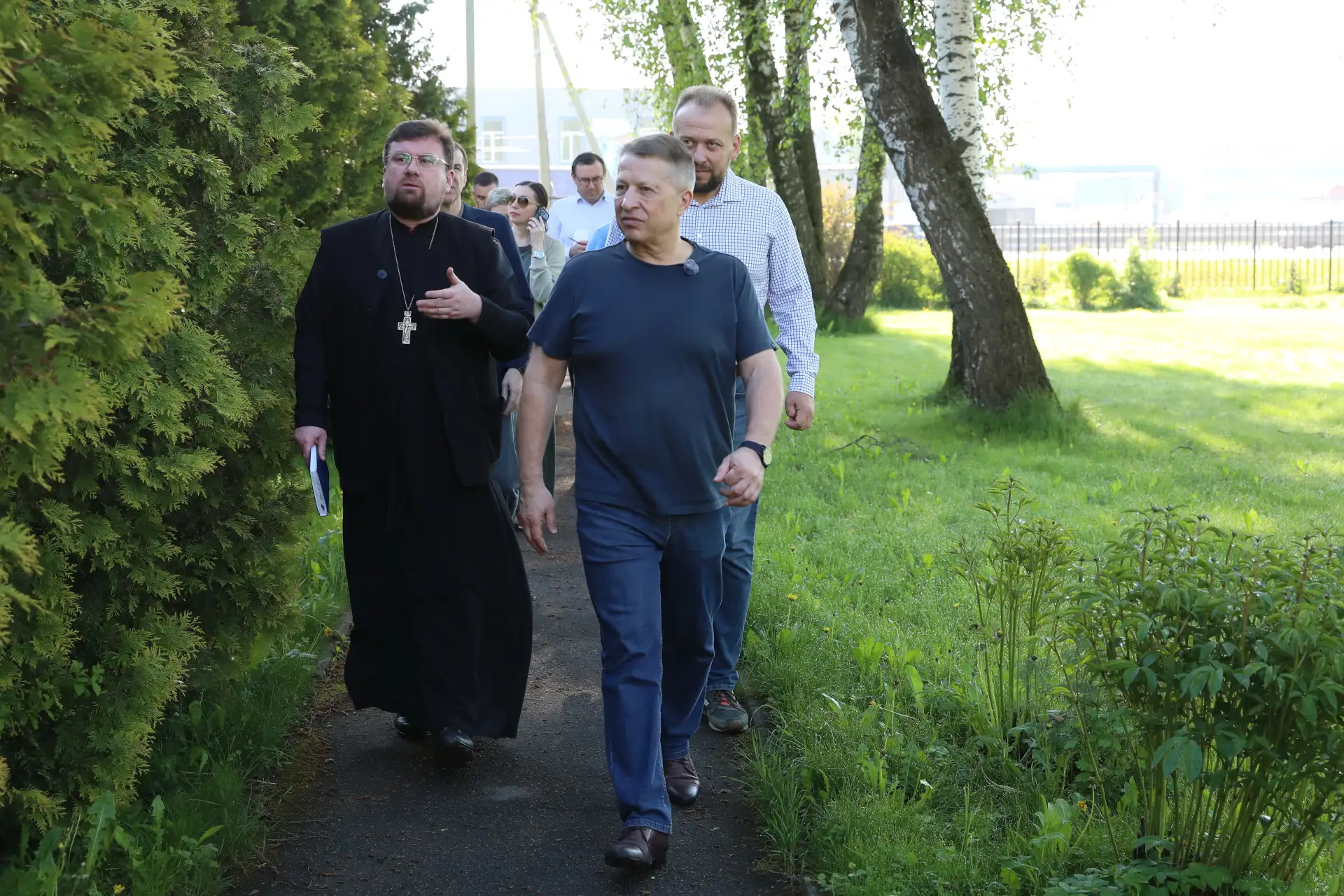 Утро началось с рабочего объезда города Утро началось с рабочего объезда города