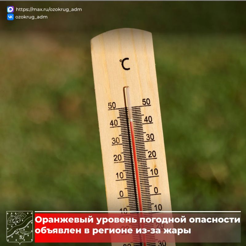 В Подмосковье из-за аномальной жары объявлен оранжевый уровень погодной опасности