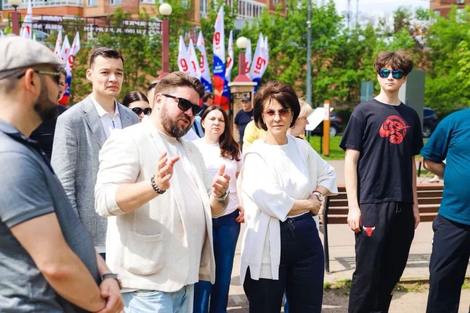 Глава Химок обсудила с жителями вопрос благоустройства парка «Два берега»