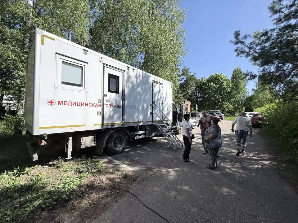Более 50 жителей села Турово прошли бесплатное обследование в рамках выездной акции Серпуховской больницы