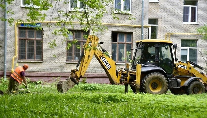В микрорайоне «Выстрел» Солнечногорска приступили к благоустройству дворовой территории В микрорайоне «Выстрел» Солнечногорска приступили к благоустройству дворовой территории