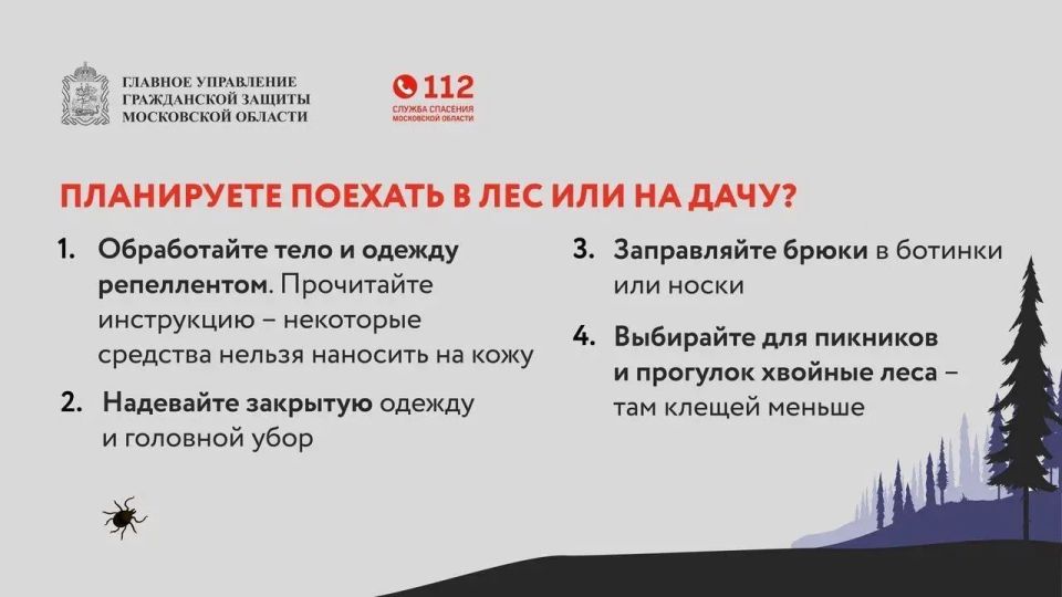 Осторожно: сезон клещей в Раменском округе Осторожно: сезон клещей в Раменском округе