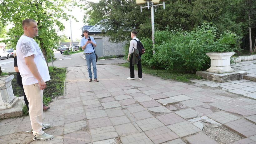 В Солнечногорске проверили благоустройство центра города! В Солнечногорске проверили благоустройство центра города!