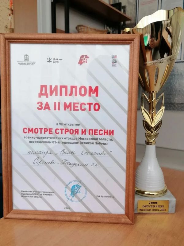 Кадеты-девятиклассники, учащиеся школы №18 заняли второе место на VII открытом смотре строя и песни военно-патриотических отрядов Московской области Кадеты-девятиклассники, учащиеся школы №18 заняли второе место на VII открытом смотре строя и песни военно-патриотических отрядов Московской области