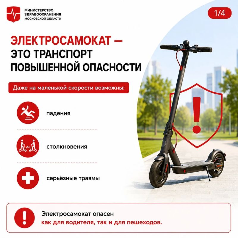 Осторожно, электросамокаты!