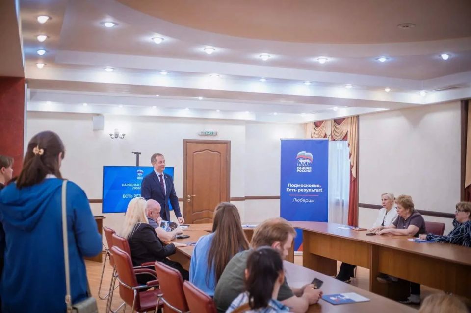Роман Терюшков встретился с жителями Красково и Малаховки Роман Терюшков встретился с жителями Красково и Малаховки