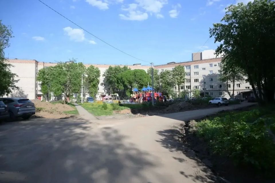 В рамках Народной программы партии «Единая Россия» и федерального проекта «Формирование комфортной городской среды» в Сергиево-Посадском округе обновляются дворы В рамках Народной программы партии «Единая Россия» и федерального проекта «Формирование комфортной городской среды» в Сергиево-Посадском округе обновляются дворы