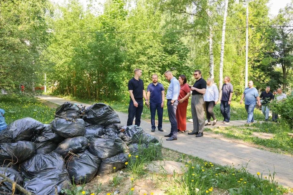 В Мытищах продолжают проверять содержание территорий В Мытищах продолжают проверять содержание территорий